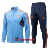 Manchester United Training Huppari Suits 2022-23 Vaaleansininen - Miesten